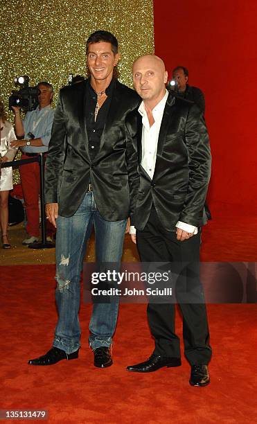 Stefano Gabbana and Domenico Dolce during 2006 Cannes Film Festival - Dolce & Gabbana Party at Hotel Martinez in Cannes, France.