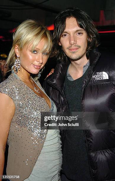 Paris Hilton and Lukas Haas during 2005 Park City - Motorola Late Night Lounge Sponsored by Motorola and Splinter Cell Chaos Theory at Motorola Lodge...