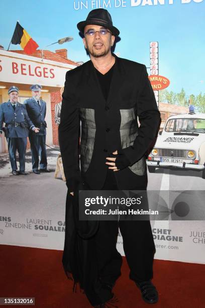 Pascal Obispo attends 'Rien A Declarer' Paris Premiere at Cinema Pathe Quai D'Ivry on January 24, 2011 in Ivry-sur-Seine, France.