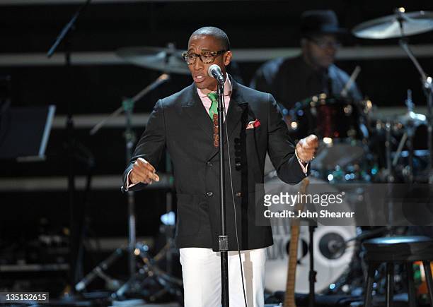 Musician Raphael Saadiq performs onstage at The 2011 ESPY Awards held at the Nokia Theatre L.A. Live on July 13, 2011 in Los Angeles, California.