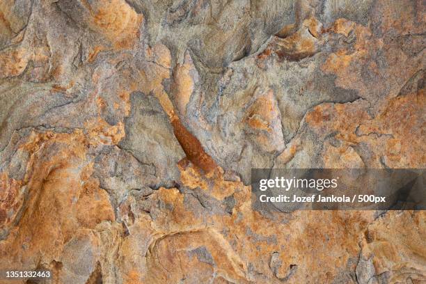 full frame shot of rock formation - sandstone stock pictures, royalty-free photos & images