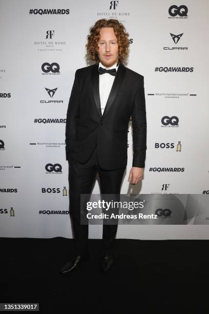 Michael Schulte attends the GQ Men Of The Year Awards 2021 at Gendarmerie on November 04, 2021 in Berlin, Germany.