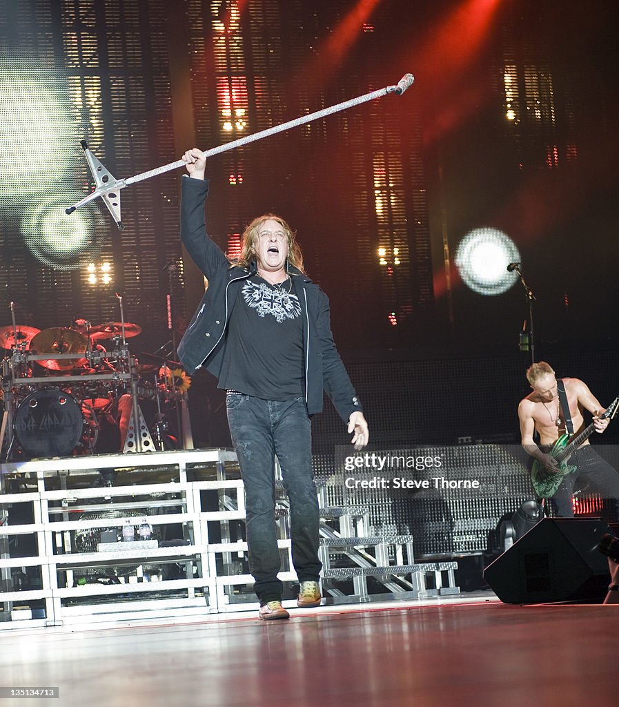 Def Leppard And Motley Crue Perform At LG Arena In Birmingham