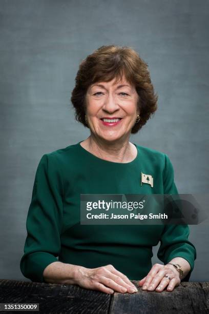 Senator , Susan Collins is photographed for Maine Women Magazine on August 18, 2021 in Maine. PUBLISHED IMAGE.