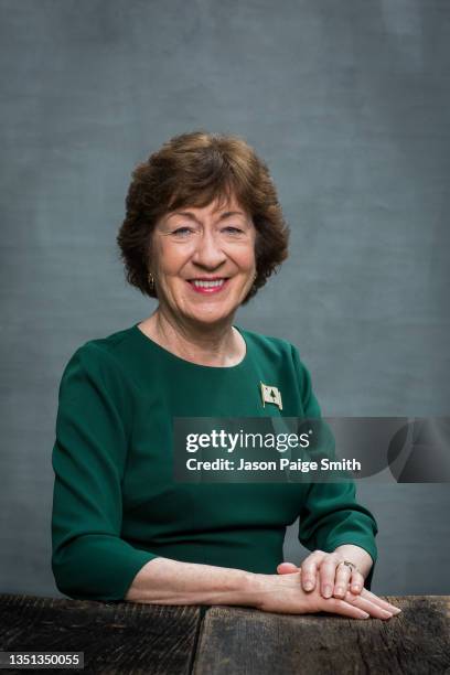 Senator , Susan Collins is photographed for Maine Women Magazine on August 18, 2021 in Maine.
