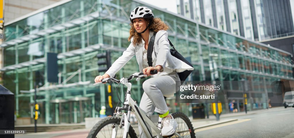 Cycling commuter