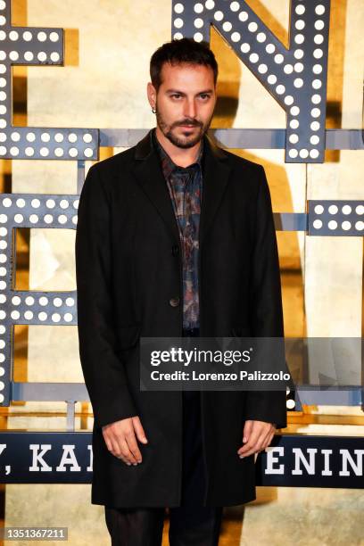 Roberto De Rosa attends the "The French Dispatch" Italian preview photocall at Fondazione Prada on November 04, 2021 in Milan, Italy.