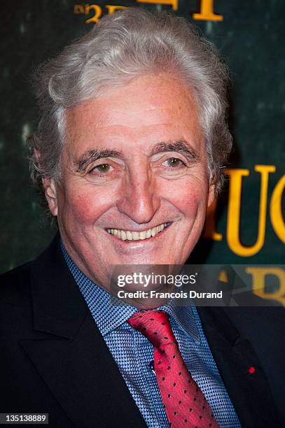 Jean-Loup Dabadie attends the 'Hugo Cabret 3D' premiere at Cinema UGC Normandie on December 6, 2011 in Paris, France.