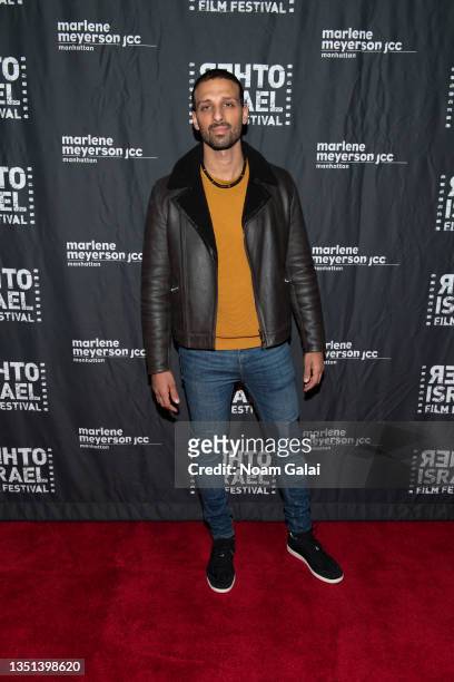 Ari'el Stachel attends the "Let It Be Morning" opening night premiere during 15th Other Israel Film Festival at JCC Manhattan on November 04, 2021 in...