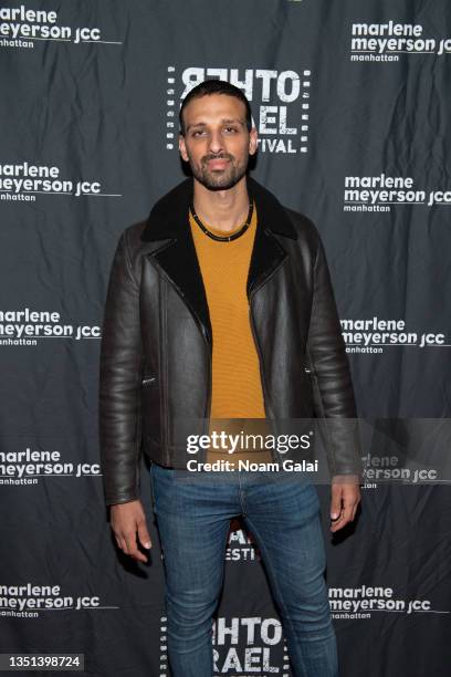 Ari'el Stachel attends the "Let It Be Morning" opening night premiere during 15th Other Israel Film Festival at JCC Manhattan on November 04, 2021 in...