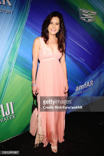 Patricia Velasquez attends the amfAR Gala Los Angeles 2021 honoring TikTok and Jeremy Scott at Pacific Design Center on November 04, 2021 in West...