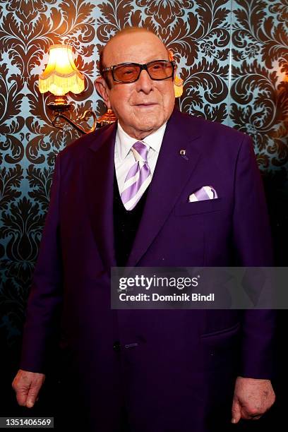 Clive Davis attends Artist Fernanda Lavera Opening Reception at G23NY Gallery on November 04, 2021 in New York City.