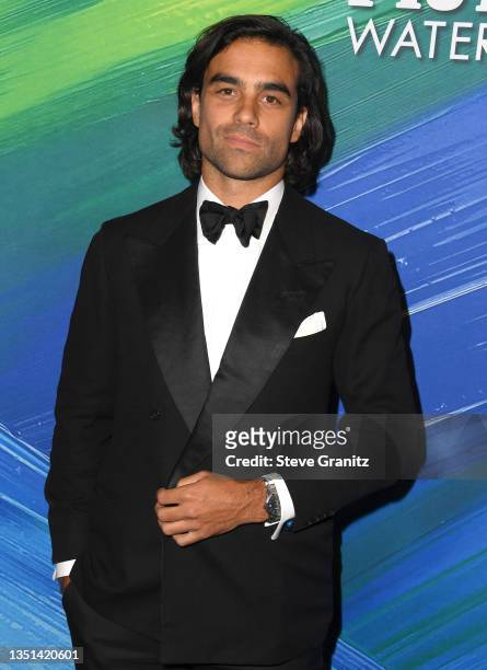 Diego Osorio arrives at the amfAR Gala Los Angeles 2021 on November 04, 2021 in West Hollywood, California.