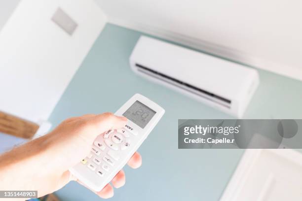 mode de chauffage - climatisation réversible - condizionatore casa foto e immagini stock