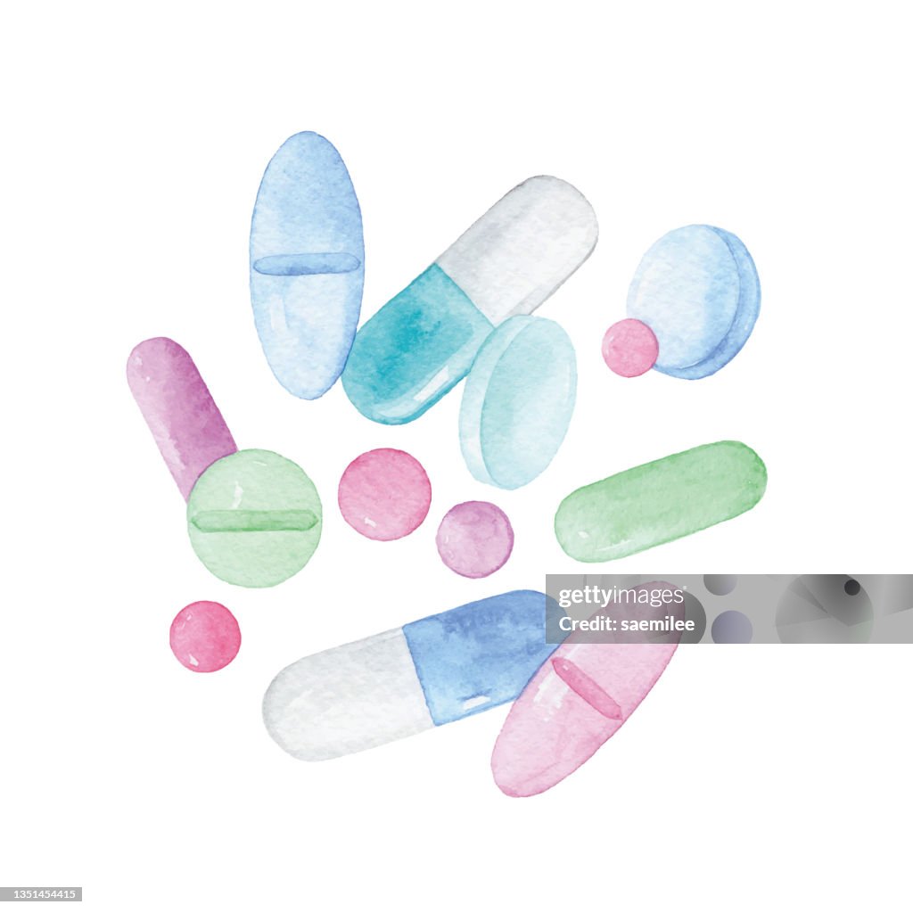 Watercolor Pills