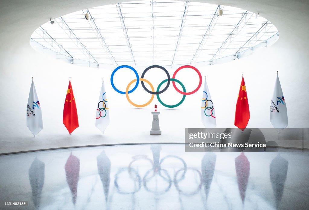 Olympic Flame For Beijing 2022 Winter Games Exhibited In Beijing