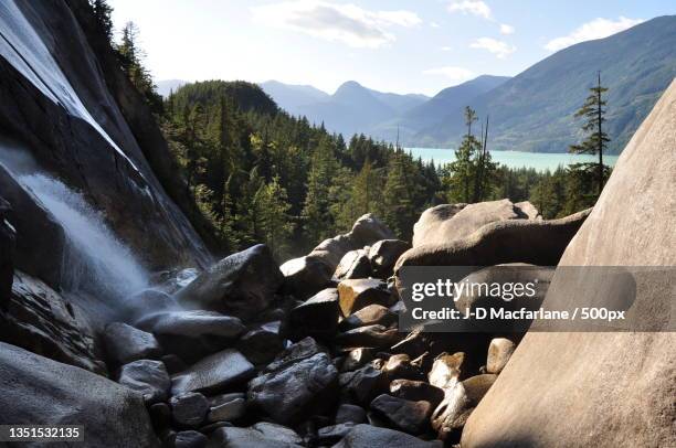 scenic view of rocks against sky - jd woods stock pictures, royalty-free photos & images