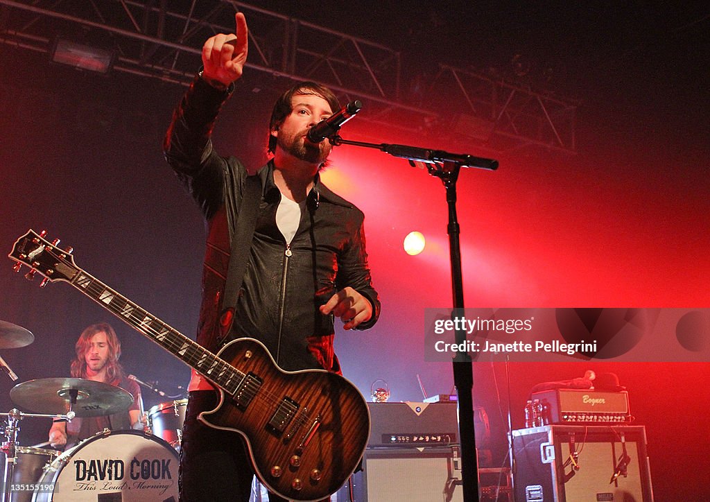 David Cook Body Musician David Cook performs at the Starland Ballroom on December 6 ...