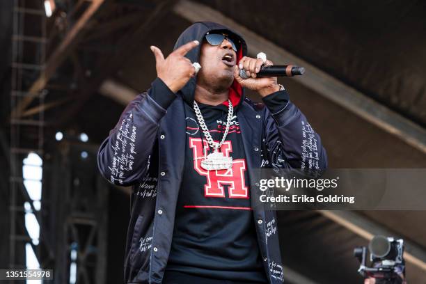 Master P performs during 2021 Astroworld Festival at NRG Park on November 05, 2021 in Houston, Texas.