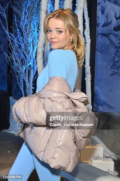 Jade Pettyjohn attends Day 4 of Alo House Winter 2021 at Alo House on November 05, 2021 in Los Angeles, California.