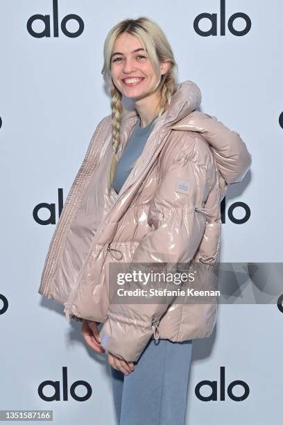 Olivia Welch attends Day 4 of Alo House Winter 2021 at Alo House on November 05, 2021 in Los Angeles, California.