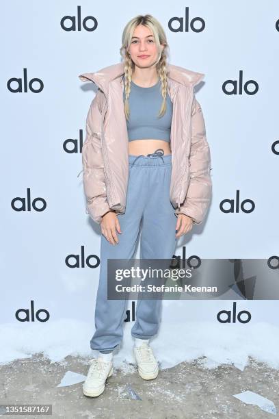 Olivia Welch attends Day 4 of Alo House Winter 2021 at Alo House on November 05, 2021 in Los Angeles, California.