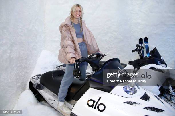 Olivia Welch attends Day 4 of Alo House Winter 2021 at Alo House on November 05, 2021 in Los Angeles, California.