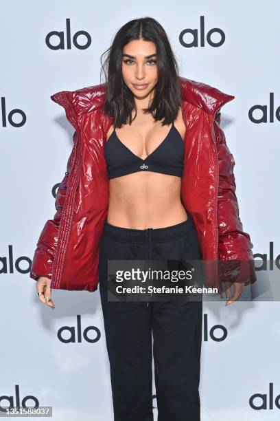 Chantel Jeffries attends Day 4 of Alo House Winter 2021 at Alo House on November 05, 2021 in Los Angeles, California.