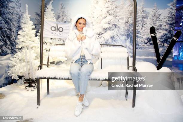 Guest attends Day 4 of Alo House Winter 2021 at Alo House on November 05, 2021 in Los Angeles, California.