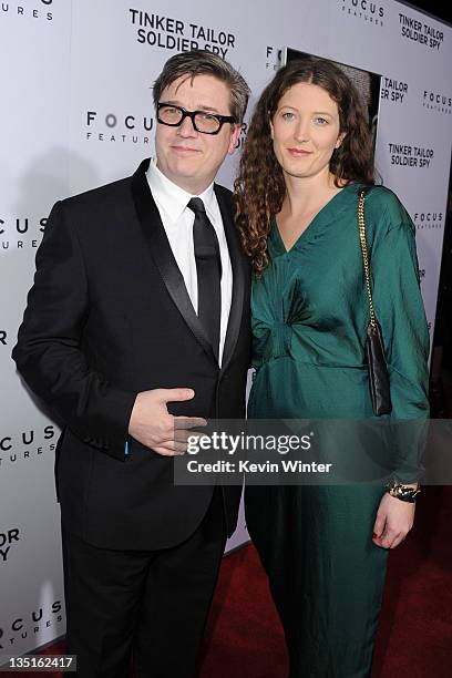 Director Tomas Alfredson and guest arrive at the premiere of Focus Features' "Tinker, Tailor, Soldier, Spy" at Arclight Cinema's Cinerama Dome on...