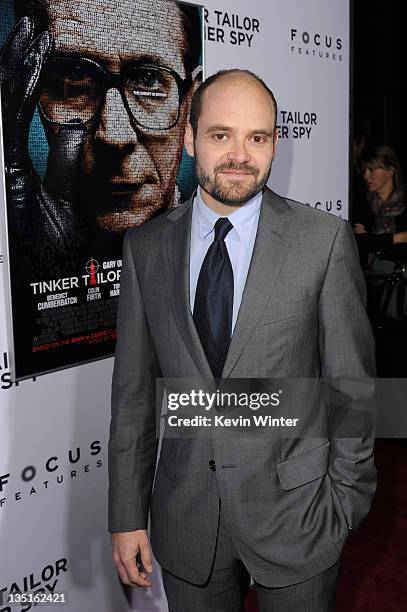 Actor David Dencik arrives at the premiere of Focus Features' "Tinker, Tailor, Soldier, Spy" at Arclight Cinema's Cinerama Dome on December 6, 2011...
