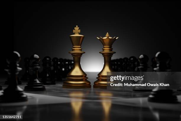 chess pieces - queen chess piece stock-fotos und bilder