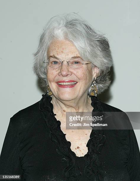 Actress Lois Smith attends the "Roadie" screening at the Angelika Film Center on December 6, 2011 in New York City.