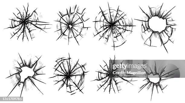 ilustrações de stock, clip art, desenhos animados e ícones de broken glass - rasgado