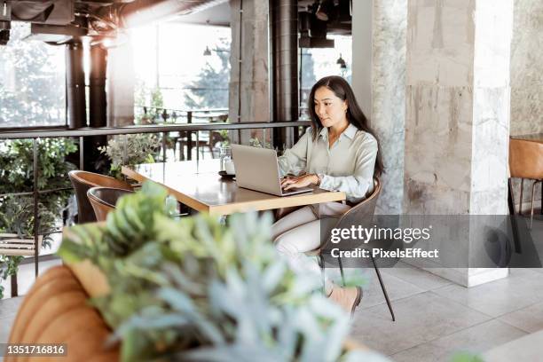 she's devoted to her career - mongolian women 個照片及圖片檔