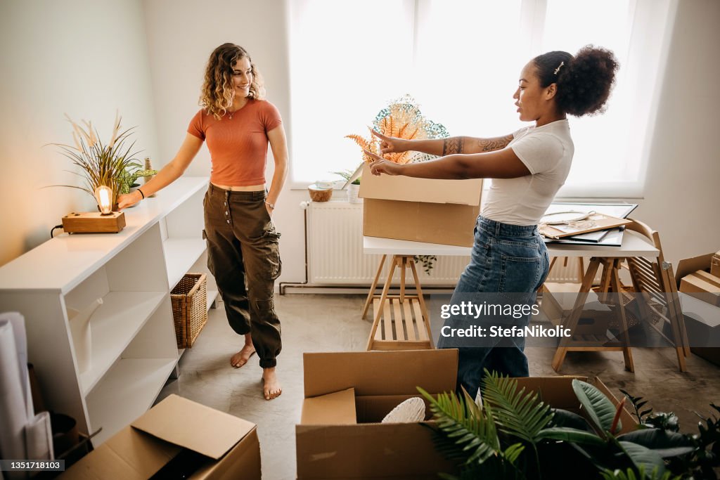 We start living together