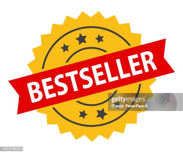 bestseller - stamp, imprint, seal template. grunge effect. vector stock illustration - best seller concept stock illustrations