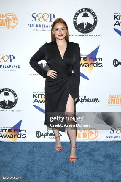 Ariel Winter attends the 11th Annual Kids In The Spotlight Film Awards at The Orpheum Theatre on November 06, 2021 in Los Angeles, California.