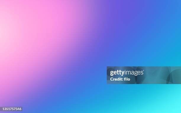 stockillustraties, clipart, cartoons en iconen met smooth blur background layers pattern - pink