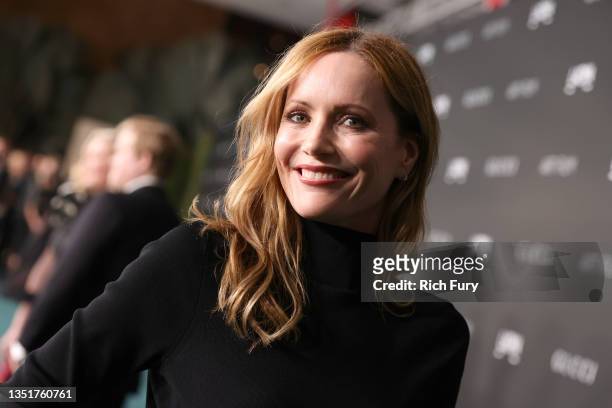 Leslie Mann attends the 10th Annual LACMA ART+FILM GALA honoring Amy Sherald, Kehinde Wiley, and Steven Spielberg presented by Gucci at Los Angeles...