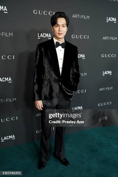 Lee Min Ho attends the 10th Annual LACMA ART+FILM GALA honoring Amy Sherald, Kehinde Wiley, and Steven Spielberg presented by Gucci at Los Angeles...