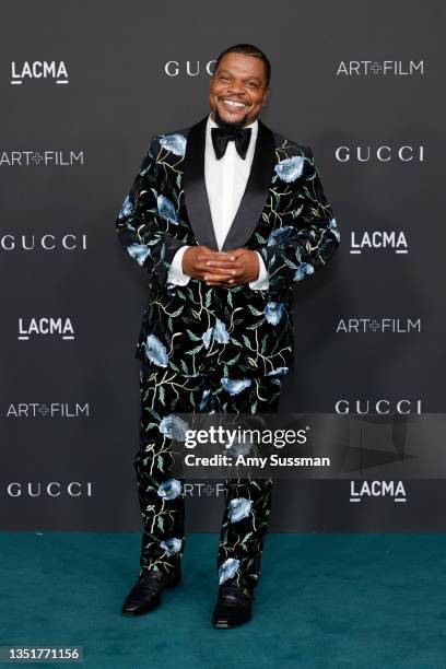 Kehinde Wiley attends the 10th Annual LACMA ART+FILM GALA presented by Gucci at Los Angeles County Museum of Art on November 06, 2021 in Los Angeles,...