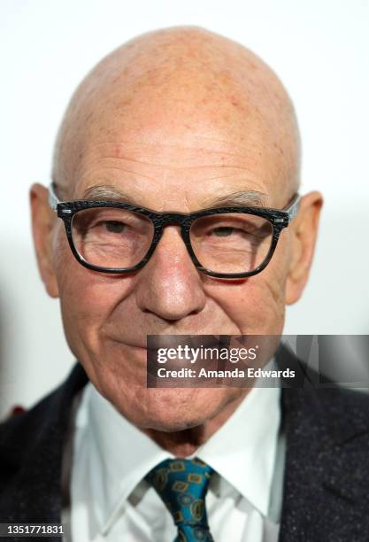 Actor Sir Patrick Stewart attends the Wags & Walks 10th Annual Gala at the Taglyan Complex on November 06, 2021 in Los Angeles, California.