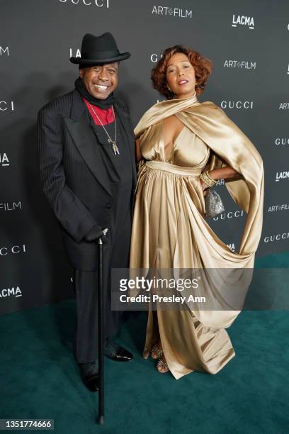 Ben Vereen and Karon Davis attend the 10th Annual LACMA ART+FILM GALA honoring Amy Sherald, Kehinde Wiley, and Steven Spielberg presented by Gucci at...