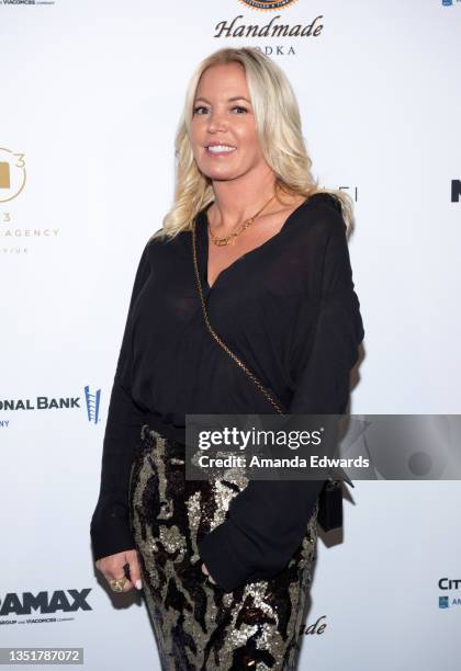 Los Angeles Lakers President Jeanie Buss attends the Wags & Walks 10th Annual Gala at the Taglyan Complex on November 06, 2021 in Los Angeles,...