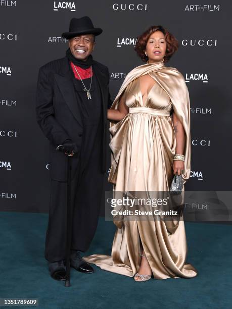 Ben Vereen, Karon Davis arrives at the 10th Annual LACMA ART+FILM GALA Presented By GucciLos Angeles County Museum of Art on November 06, 2021 in Los...