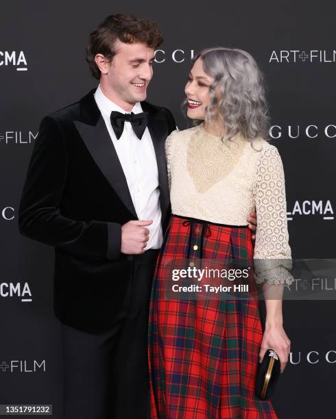 Paul Mescal and Phoebe Bridgers attend the 2021 LACMA Art + Film Gala presented by Gucci at Los Angeles County Museum of Art on November 06, 2021 in...