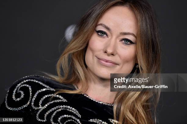 Olivia Wilde attends the 10th Annual LACMA Art+Film Gala presented by Gucci at Los Angeles County Museum of Art on November 06, 2021 in Los Angeles,...