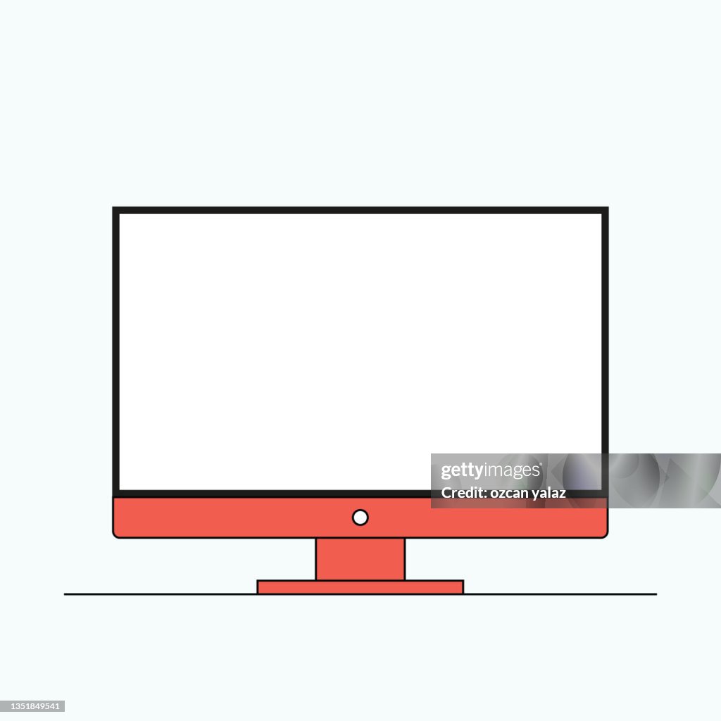 Computer Symbol Shape Vector Computer Vector Symbol Illustration Concept High-Res Vector Graphic ...