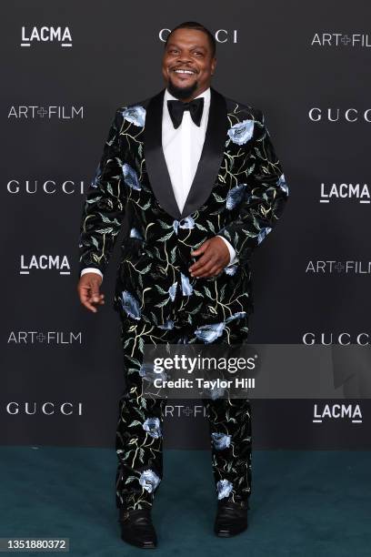 Kehinde Wiley attends the 2021 LACMA Art + Film Gala presented by Gucci at Los Angeles County Museum of Art on November 06, 2021 in Los Angeles,...